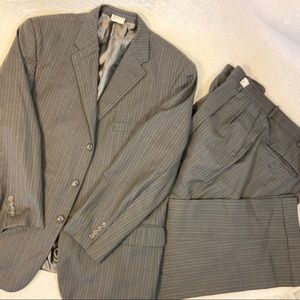 Gray pinstripe Merino Wool Suit